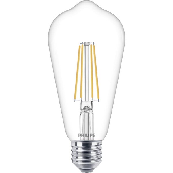 Philips Lighting 76305300 LED En.trieda 2021 E (A - G) E27 špeciálny tvar 7 W = 60 W teplá biela (Ø x d) 6.4 cm x 14 cm 1 ks; 76305300