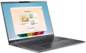 Acer Notebook Aspire Aspire 16 AI A16-11M-X9L6 CPU Qualcomm Snapdragon X X1-26-100 3000 MHz 16" 1920x1200 RAM 32GB LPDDR5x SSD 1TB Qualcomm Adreno GPU Integrated ENG Card Reader microSD Windows 11 Home Steel Grey 1.55 kg NX.JLNEL.002