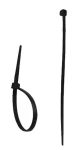 Dedra Sťahovacie pásky nylonové 4,8x300mm čierne / Sťahovacie pásky / Nylon / 100 ks (11C48302)