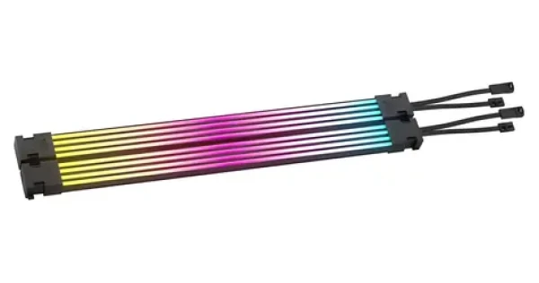 Corsair iCUE ARGB PSU Cable Strips / LED pásiky na kábel zdroja / 2x 240 mm / 100 RGB LED (CP-8920282)