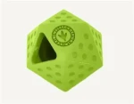 KIWI WALKER Gumová hračka ICOSABALL MAXI zelená / Hračka pre psov / 9 cm (RUB-254)