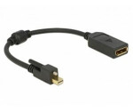 DeLock kábel mini Displayport 1.2 so skrutkami gt; Displayport 4K (62638)