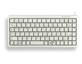 Cherry G84-4100 Compact biela / Klávesnica / Francúzske rozloženie / 86 kláves / drôtová (G84-4100LCMFR-0)