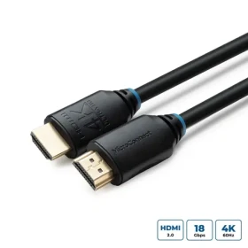 MicroConnect HDMI 4K 1.5m čierna / Prepojovací kábel / HDMI Typ A - HDMI Typ A / HDR10 (MC-HDM19191.5V2.0)
