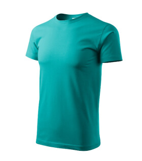 Ťažké nové tričko unisex smaragdové 2XL