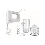 Braun MultiMix 3 HM3135 / Ručný šľahač / 500 W / 5 rýchlostí / rozsiahle príslušenstvo (HM3135)