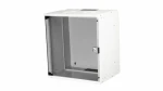 Equip ECO 540x400mm svetlo šedá / Nástenná skriňa / 19" / 12U / Sklenené dvere (EWM-12-5440-G)