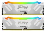 Kingston Fury Renegade White RGB 32GB (2x16GB) DDR5 6000MHz / CL32 / DIMM / On-Die ECC / XMP / 1.35V (KF560C32RWAK2-32)