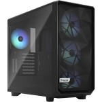 Fractal Design Meshify 2 RGB TG Light Tint čierna / E-ATX / 2x USB 3.2 / 2x USB-C 3.2 / 4X 140mm / bez zdroja / priehľadná (FD-C-MES2A-06)