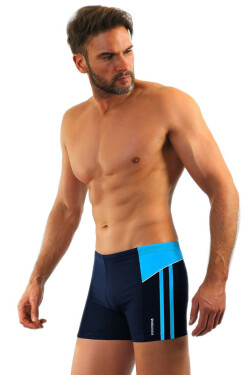 Pánské plavky boxerky model 18008792 M2XL - Sesto Senso Barva: tmavě modrá, Velikost: XL