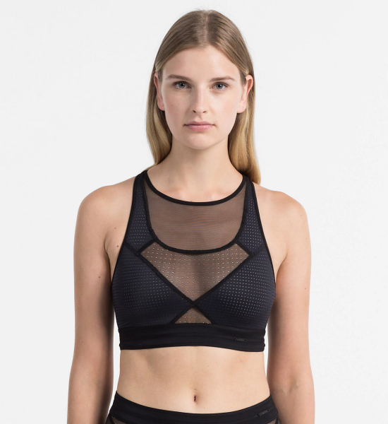 Podprsenka Unlined Bralette QF4490E čierna - Calvin Klein S černá