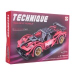 Mamido Technická stavebnica pretekárske auto 488 dielikov 1:18 červené
