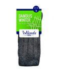 Pánske zimné ponožky BAMBUS WINTER SOCKS - BELLINDA 43-46 černá