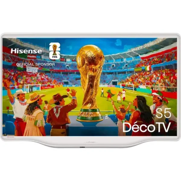 32" Hisense 32S5Q biela / FullHD / QLED / HDMI / LAN / WiFi / CI+ / DVB-T2 S2 C / 16W repro (6942351425863)