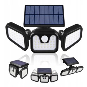 Izoxis Solárne 140 COB LED osvetlenie s PIR čidlom pohybu
