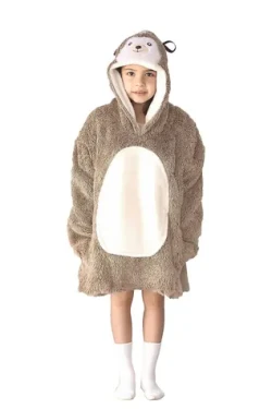 Cozy Noxxiez CH329 Ježko - hrejivá televízna mikinová deka s kapucňou pre deti 7 - 12 rokov (20-CH329)