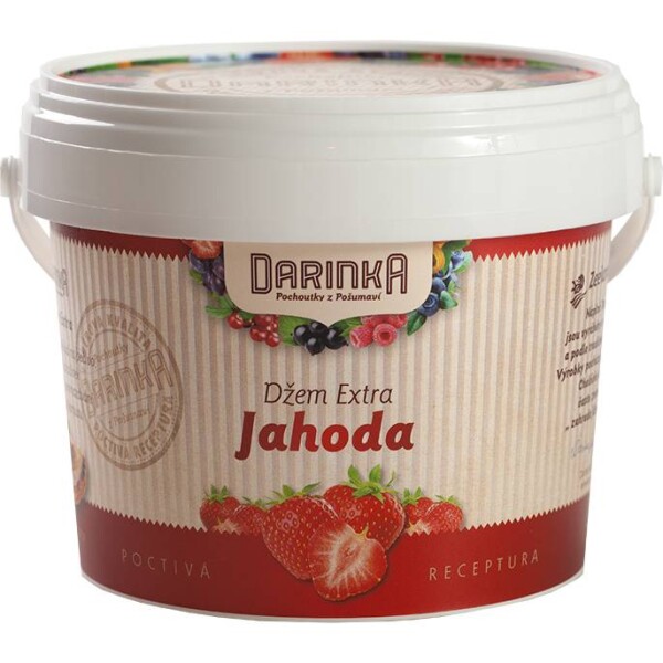 Darinka džem s extra podiel ovocia Jahoda 1 kg