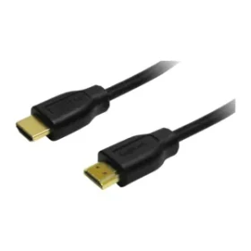 LogiLink HDMI kábel A(M)-A(M) čierna 0,2 m / HDMI kábel / 4K/30Hz / pozlátené konektory / HEC (CH0076)
