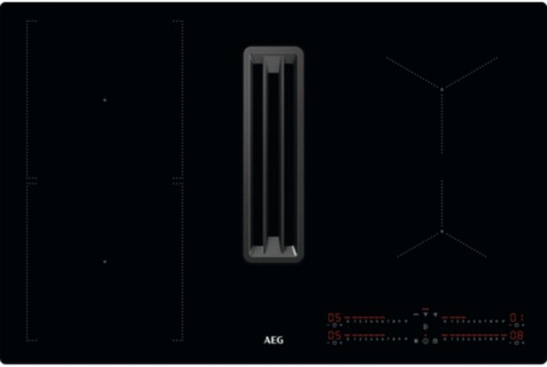 AEG AEG CCE84543CB hob with integrated extractor fan