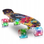 MalPlay Svietiaci skateboard LED RGB KOLIESKA