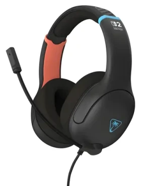 Turtle Beach Airlite Fit čierna / Herné slúchadlá pre Nintendo Switch 2 / 40mm meniče / 3.5mm Jack / mikrofón (TBS-8003-95)