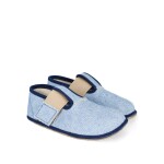 Chlapčenské papuče Barefoot Pegres, BF01 textil, modré - 31
