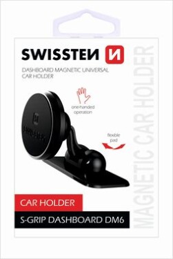 SWISSTEN S-GRIP DASHBOARD DM6 / Magnetický držiak do auta (65010420)