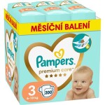 Pampers Premium Care 6-10kg (200ks) / Plienky / Veľkosť 3 (6-10 kg) (DIOPMPPIE0179)