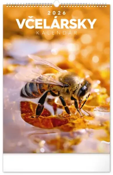 NOTIQUE Nástenný Včelársky kalendár 2026 / 33 x 46 cm (PGN-35734-SK-L)