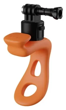 Telesin TLQ-007 oranžová / Silikónový držiak / pre športové kamery / 360°/180° otočný (TLQ-007)