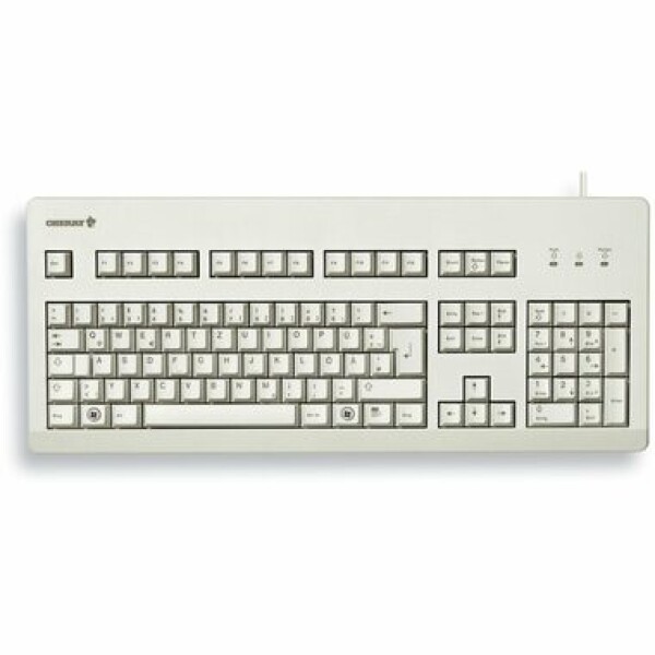 Cherry G80-3000LSCDE-0 šedá / Kancelárska klávesnica / drôtová / USB / DE layout (G80-3000LSCDE-0)