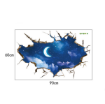 Veselá Stena Samolepka Mesiac a hviezdy