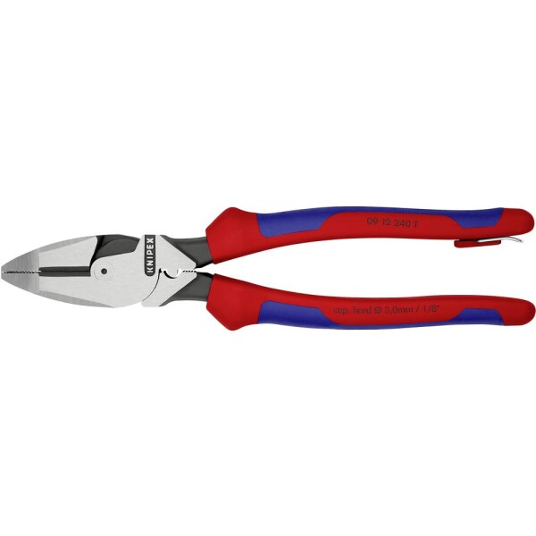 Knipex 09 12 240 T dielňa kombinované kliešte 240 mm DIN ISO 5746; 09 12 240 T