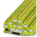 Ground modular terminal block PT 1,5/S-3PE 3213739 Phoenix Contact; 3213739