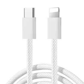 Joyroom S-A45 Ben Series Nabíjací kábel USB-C (M) - Lightning (M) 30W 1m biela (6956116727451)