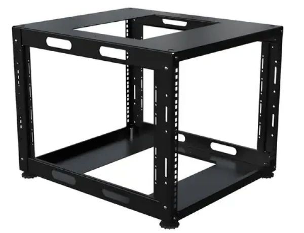 Lanview Open Frame D=584mm čierny / Otvorený rám / 19" / 8U / nosnosť 30 kg / IP20 (LVN-OPEN-8U-BL)