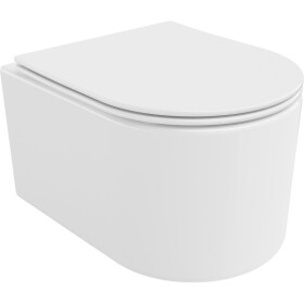 MEXEN/S - Sofia Závesná WC misa Rimless Tornado vrátane sedátka s slow slim, duroplast, biela lesk 30540400T