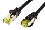 Goobay SFTP Cat7 čierna / Patch kábel / 10 m / 500 MHz / LSZH (91644)