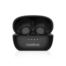 Niceboy Podsie 4 POP čierna / Bezdrôtové slúchadlá s mikrofónom / Bluetooth 5.3 / IPX4 / nabíjacie puzdro (podsie-4-pop-black)