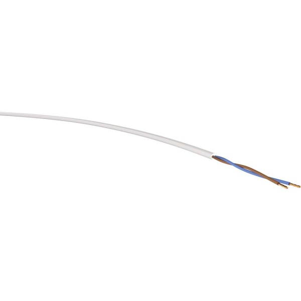 VER H03VV-F 2x0,75 ws Ri.100 energetický kabel H03VV-F 2 x 0.75 mm² biela 100 m; VER H03VV-F 2x0,75 ws Ri.100