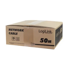 LogiLink čierna / Inštalačný kábel / Cat7 / S/FTP / 50 m / 1000 MHz / bez halogénu (CPV0081)