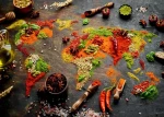 ENJOY Puzzle Mapa sveta z korenia
