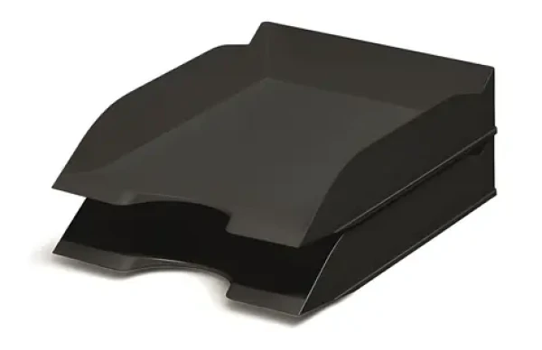 Durable odkladač na dokumenty ECO čierny / Odkladač na dokumenty / A4-C4 / Recyklovaný plast / 253 x 63 x 337 mm (775601)