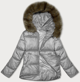 Dámska bunda S'west Grey Bubble Jacket (B8190-9) odstíny šedé M (38)