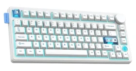 ONIKUMA MT706 biela / Herná klávesnica / mechanická / 2,4 GHz / Bluetooth / RGB (MT706 white)