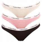 Nohavičky 3pcs QD3588E - W5A - Viacfarebná - Calvin Klein L Mix barev