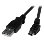StarTech USB-A - Mini USB-B čierna / Lomený kábel / 2 m (USBAMB2MD)