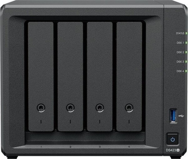 Synology DS425+ 4-bay serwer NAS z diskami o łącznej pojemności 4TB, Tower