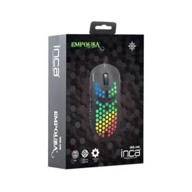 Inca Empousa IMG-346 čierna / Herná myš / RGB / optická / 6400 DPI / 6 tlačidiel / USB / 1,5 m (IMG-346)