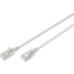 Digitus DK-1632-A-050S RJ45 sieťové káble, prepojovacie káble CAT 6A F/FTP 5 m sivá farebne odlíšený, tienený, točený drôt, s priechodkou chrániacou proti; DK-1632-A-050S